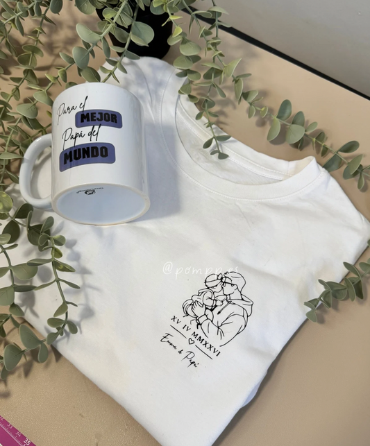 Pack - El mejor papá del mundo + ilustración-Día del padre