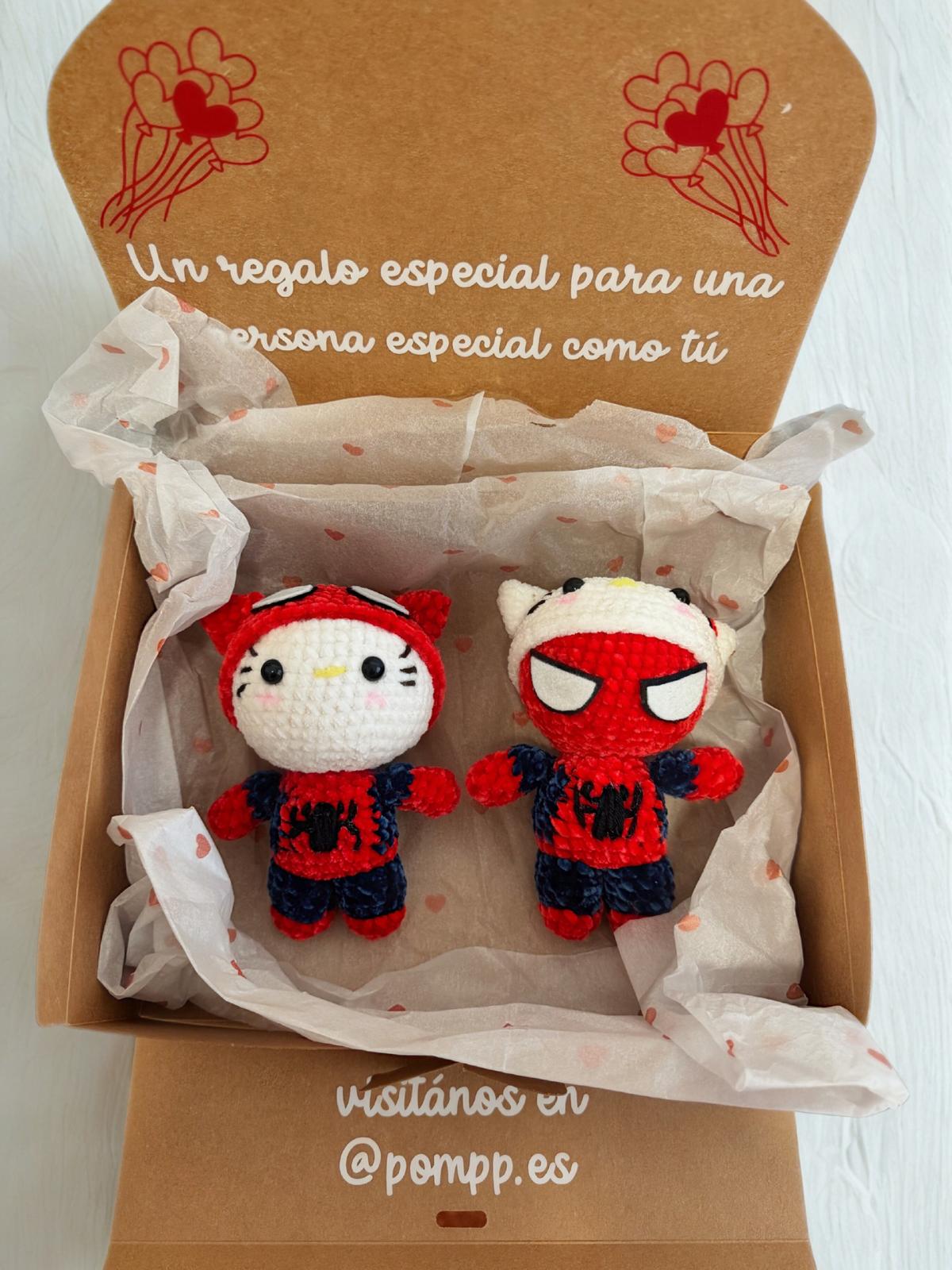 Pack San Valentín-Hello Kitty&Spiderman