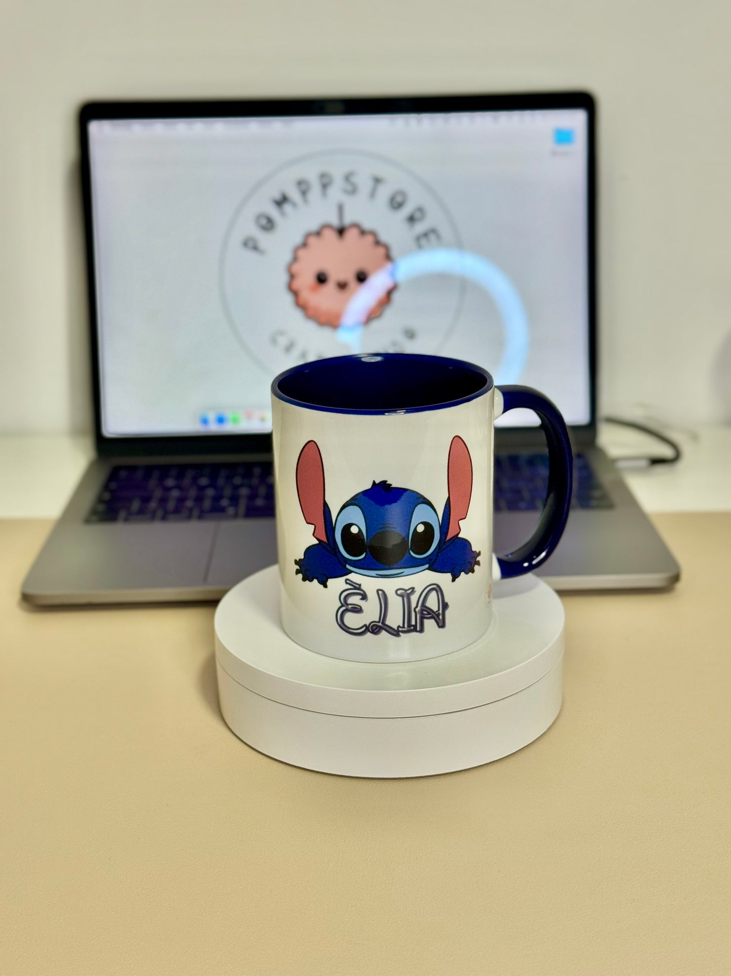 Taza Stitch-Nombre